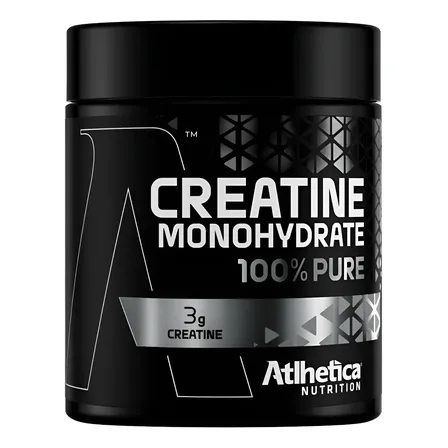 Creatina Pura Monohidratada Atlhetica Creatine 300g 100doses Sabor Neutro