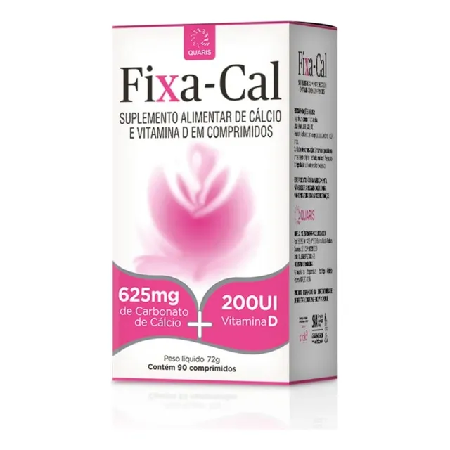 Fixa-cal Cálcio + Vitamina D Fortalecimento Dos Ossos 90 Cp