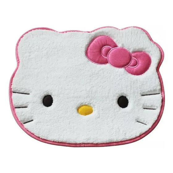 Hello Kitty Alfombra Absorbente Antideslizante Color Blanco