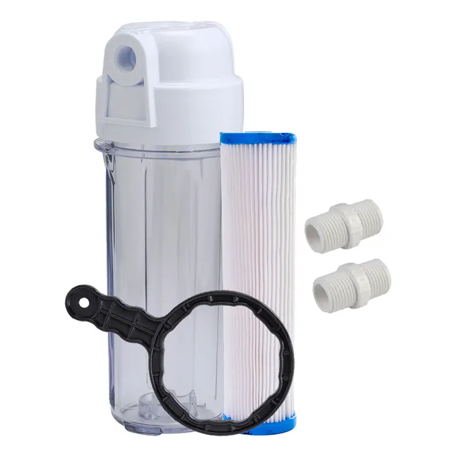 Filtro Transparente Caixa Dágua Cavalete Refil Lavável 