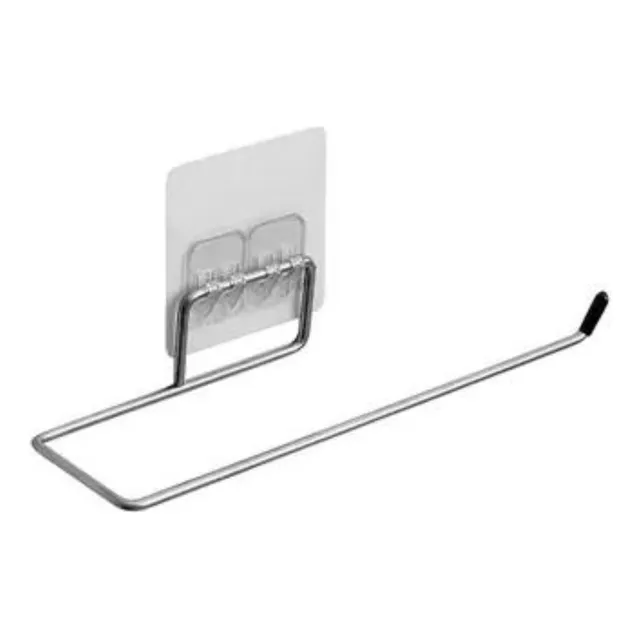Porta Rollo Papel Toalla De Cocina Colgante Adhesivo Clic
