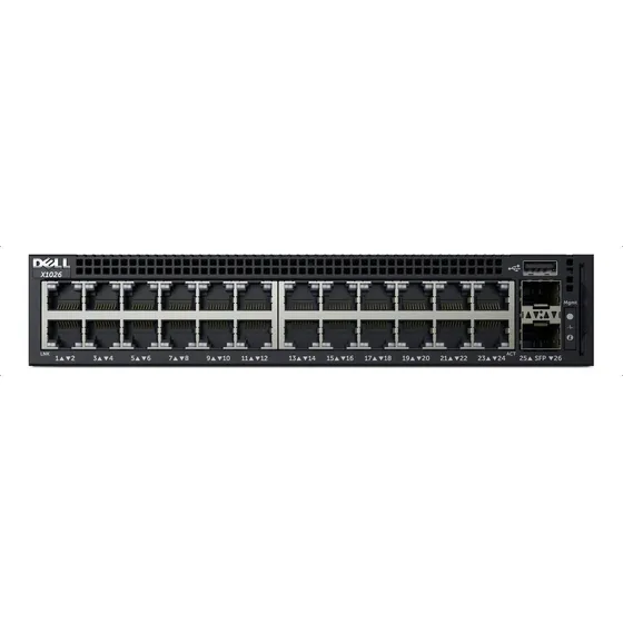 Switch Dell Networking X1026 24 Puertos + 2 Sfp Gestionado