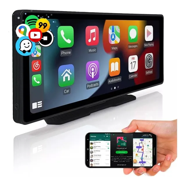 Wireless Carplay Reprodutor De Mp3 De Carro Portatil