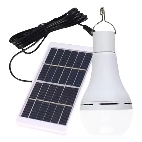 Pack 2 Ampolleta Recargable Solar/usb Impermeable Camping