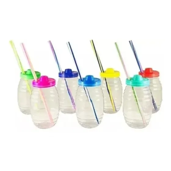 10 Mini Vitroleros Barril De Plástico 1 Litro