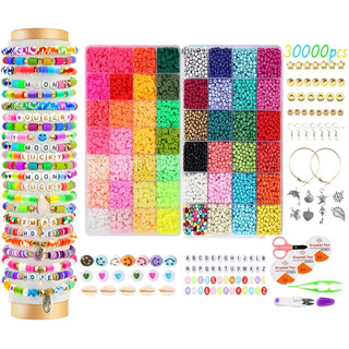 Set Bricolaje De Cuentas Kit Para Hacer Pulseras 30000pcs Set Bricolaje De Cuentas Kit Para Hacer Pulseras 30000pcs