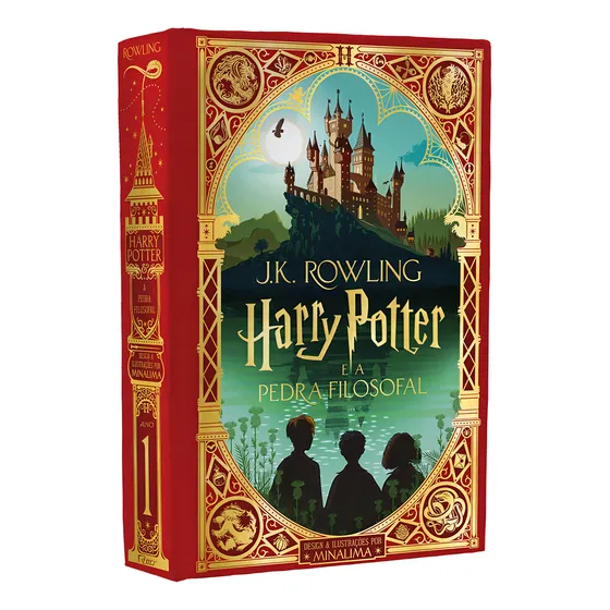 HARRY POTTER E A PEDRA FILOSOFAL (Ilustrado por MinaLima), de Rowling, J. K.. Editorial Editora Rocco Ltda, capa dura em português, 2020