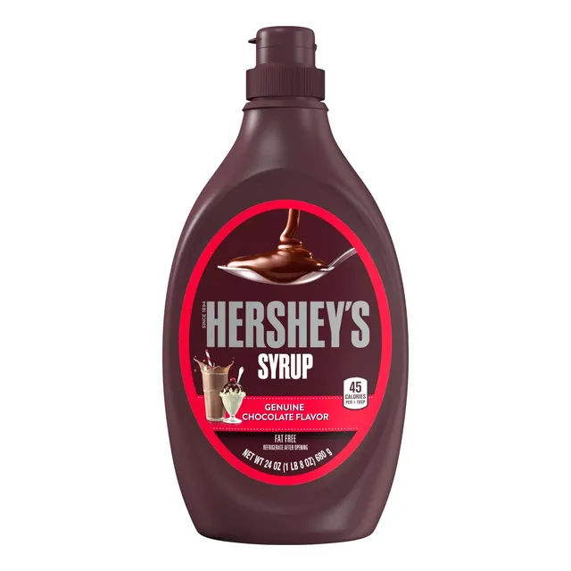 Sirop Hersheys Syrup Genuine Chocolate Flavor Fat Free Syrup