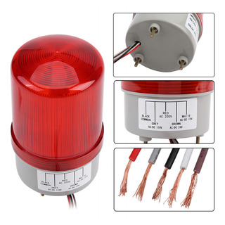 Baliza Giratoria Led Roja De Advertencia De Emergencia, 1 Un Baliza Giratoria Led Roja De Advertencia De Emergencia, 1 Un