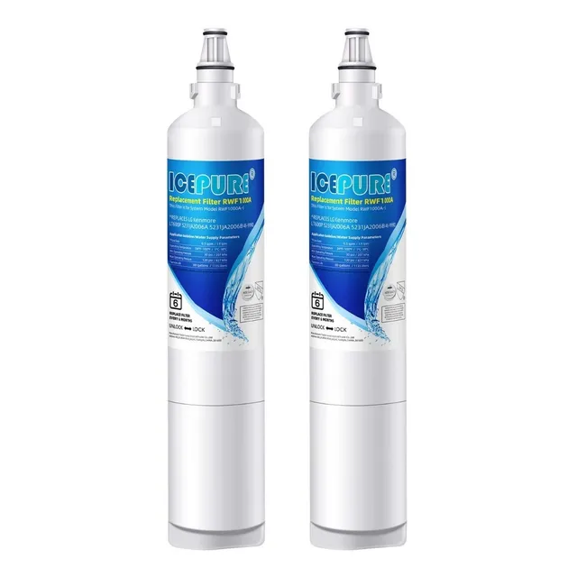 2 Filtros De Agua Lt600p Para Refrigerador LG 5231ja2006a