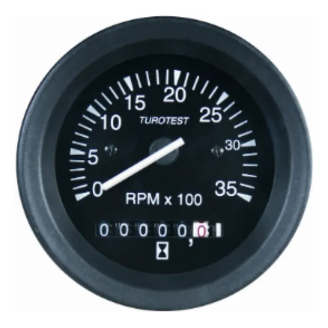 Conta Giro Com Horimetro Universal 85mm 301961 Turotest