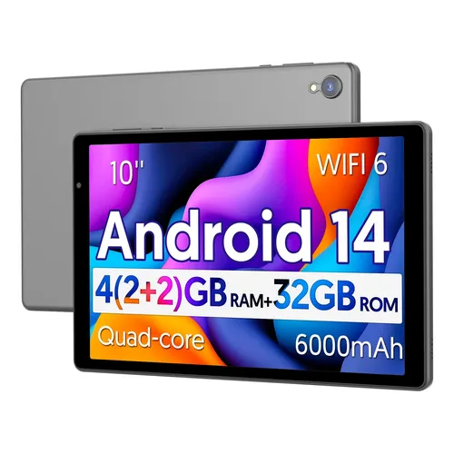 Tablet Android 14 10 Pol 4gb 32gb Wifi 6000mah | MercadoLivre