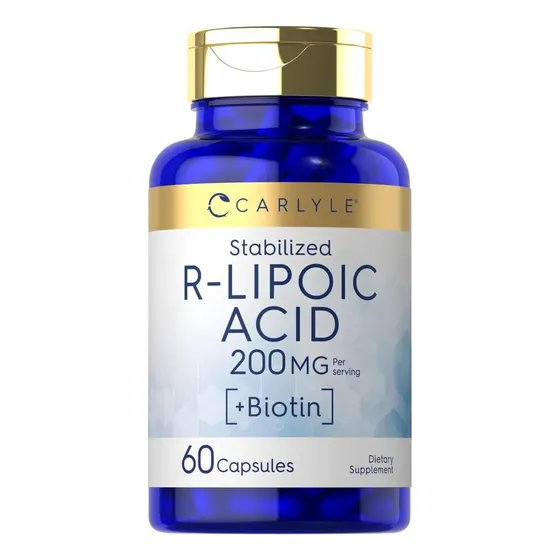 Suplemento De Ácido R-lipoico Carlyle 200 Mg | 60 Cápsulas C