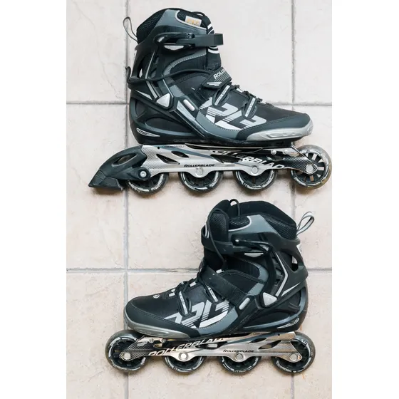 Rollerblade Spark 80 Alu - Excelente Estado 10 Us 8.4 Cm Negro