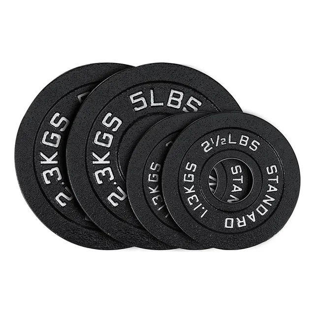 Kit De 4 Pesas Discos Olimpicos Para Barra/mancuernas