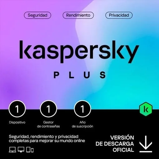 Kaspersky Plus 1 Dispositivo 1 Año Original
