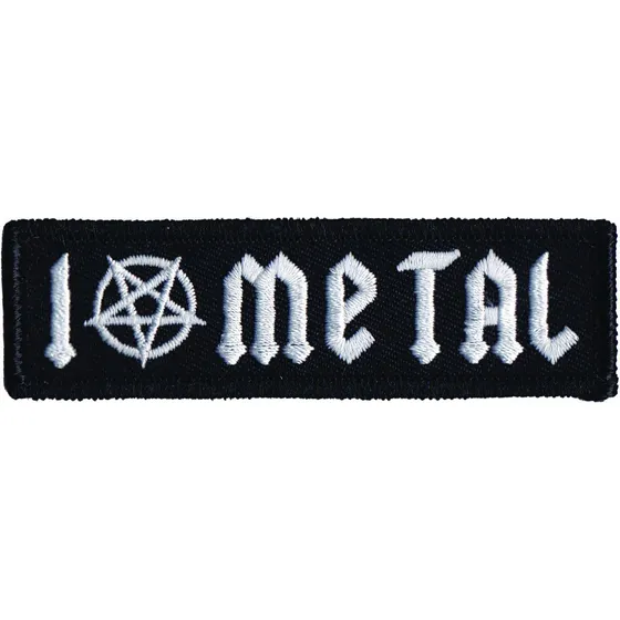 Plicacion Musica Tematica I Love Metal Patch