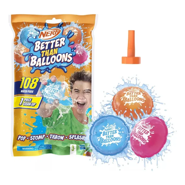 Globos Con Agua Nerf Better Than Balloons 108 Capsulas