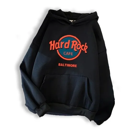 Blusa Moletom Hard Rock Cafe Baltimore Unissex Canguru