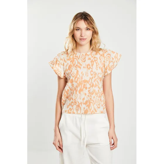 Remera Básica Voile  Redondo Butter Toffee Koxis Mujer