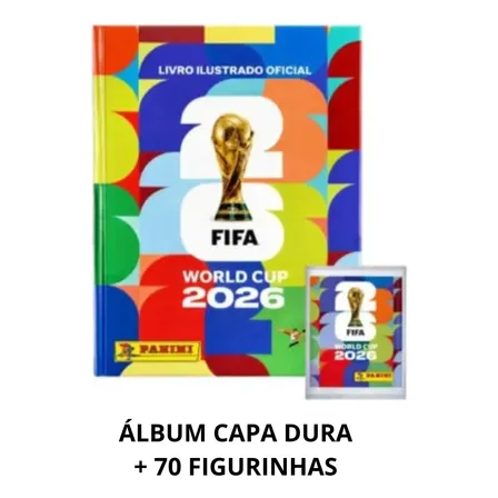Copa Do Mundo 2026 Album Capa Dura + Figurinhas Fifa World
