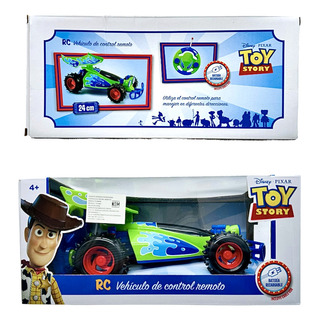 Toy Story Carro De Control Remoto 24cm Recargable Rc Disney Toy Story Carro De Control Remoto 24cm Recargable Rc Disney
