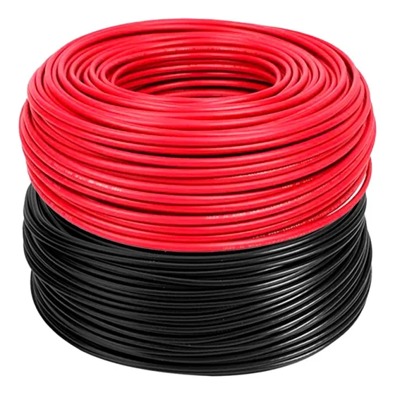 Kit 2 Cajas 100m Cable Rojo Y Negro Cal 12 Iusa