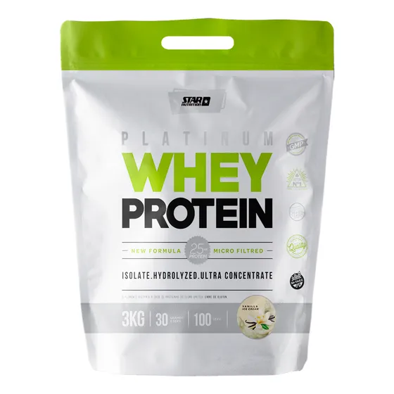 Suplemento Star Nutrition sabor vainilla de 3kg 