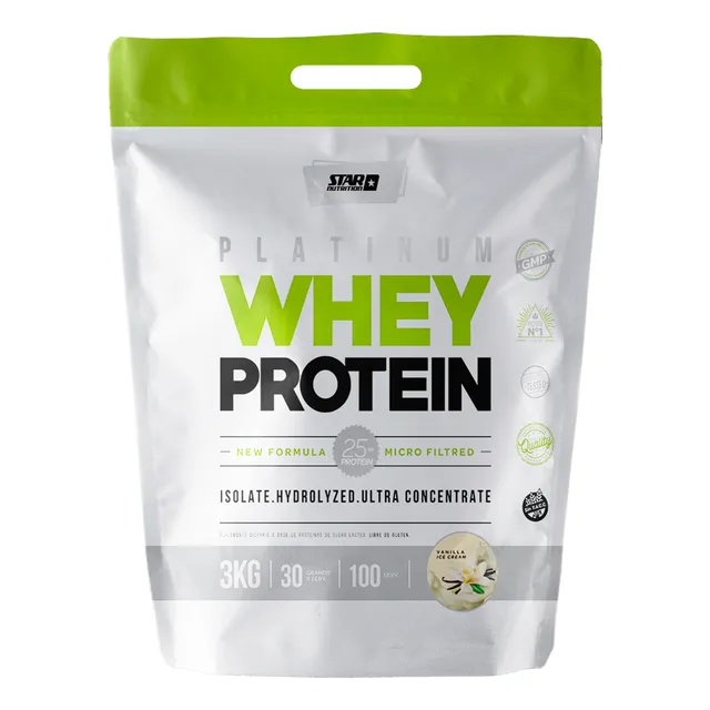 Suplemento Star Nutrition sabor vainilla de 3kg 
