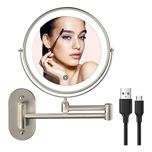 Espejo De Maquillaje Iluminado De Pared De 8 Pulgadas Ml3vp