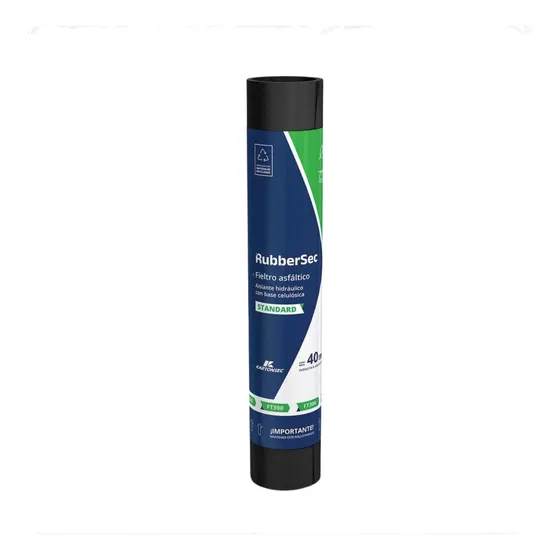 Rubbersec Fieltro Asfaltico Liviano Ruberoid Aislante Techo