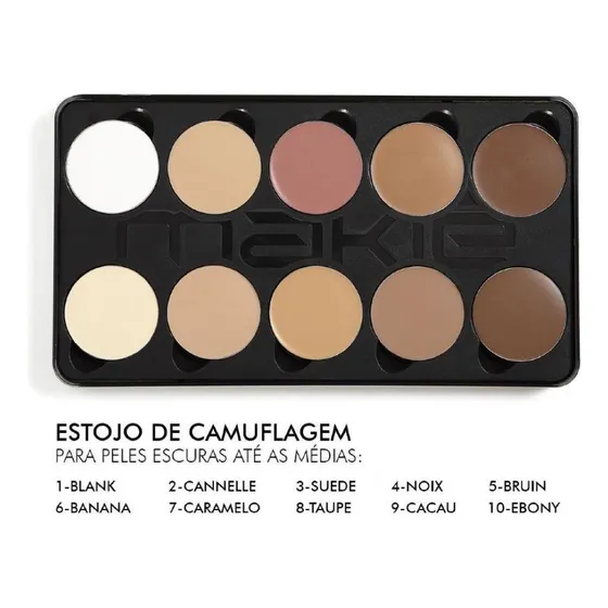 Corretivo facial Makiê ESTOJO CAMUFLAGEM
