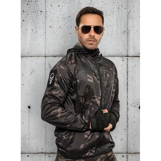 Chaqueta Táctica Corta Vientos Impermeable Secado Rápido 