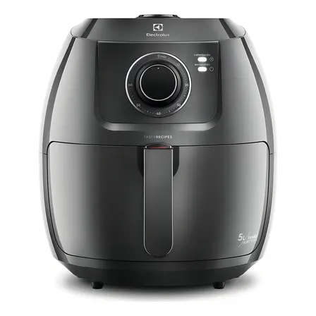 Air Fryer Fritadeira Sem Óleo Elétrica Electrolux 6,5l Family Cesto Removível Com Timer 1700w De Potência Eaf50 Grafite Efficient Por Rita Lobo