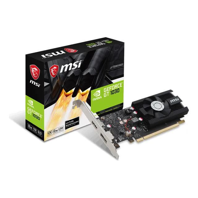 Tarjeta De Video Msi Nvidia Geforce Gt 1030, 2gb Gddr4 Lp