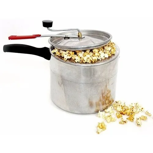 Olla Para Cabritas Grande 7 Litros Con Manivela + Envio