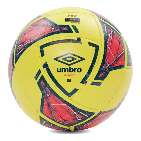 Balón Futbol Umbro Neo Swerve N4 (amarillo/geranio) Color Amarillo