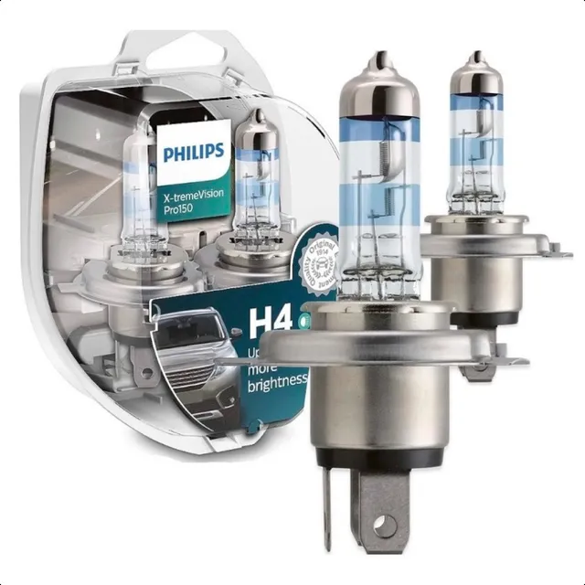 Kit Lâmpada Philips X-treme Vision Pro H4 55/60w 12v (par)