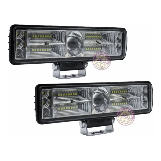 Faro Auxiliar Led Lupa 132w De Largo Alcance Por Par
