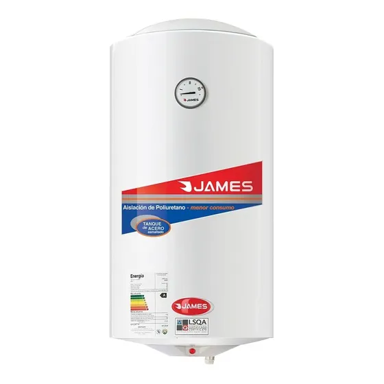 Calefon Termotanque James 60 Lts Poliuretano Inyectado Js Blanco | Cuotas sin interés