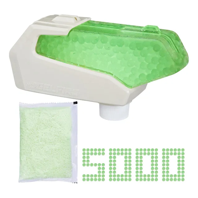 Blaster Nerf Pro Gelfire Nightfall Hopper Con 5000 Cartuchos
