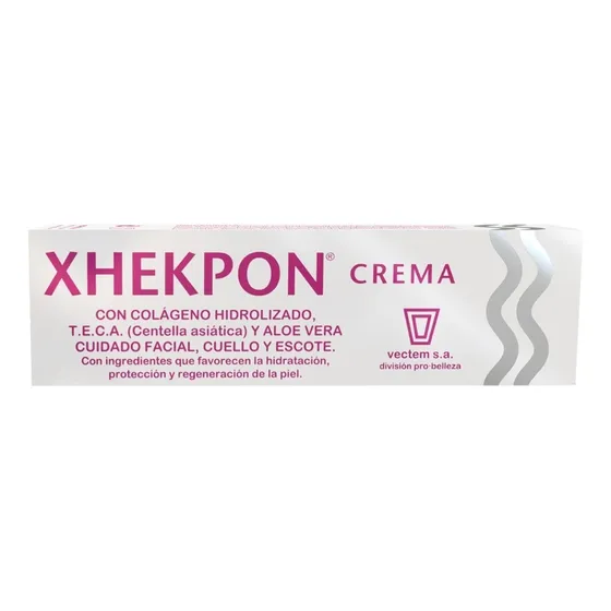 Xhekpon Crema Antiedad Facial Cuello Y Escote Colágeno Aloe 