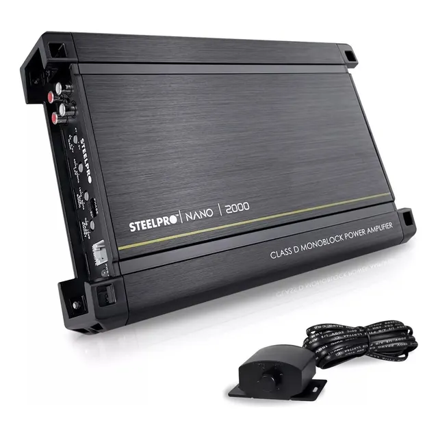 Amplificador Clase D 1ch Steelpro Nano2000 Mono Block 2000w