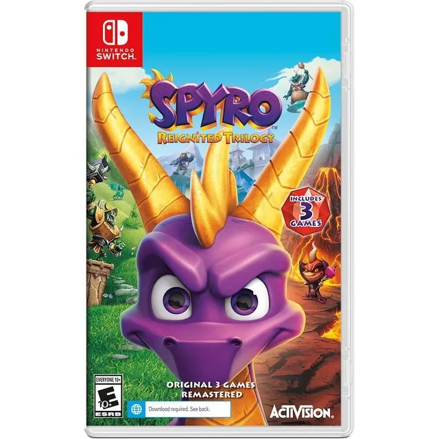 Juego de trilogía Spyro Reignited - Switch Physical Media