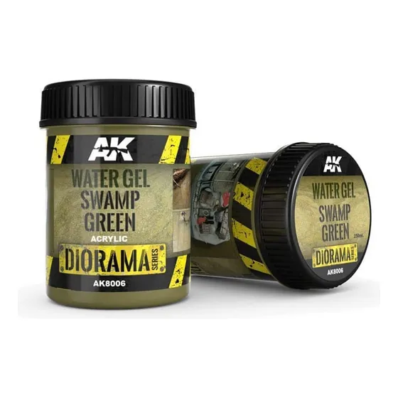Aki Diorama Efecto Swamp Verde Gel Agua 8.5 Fl Oz