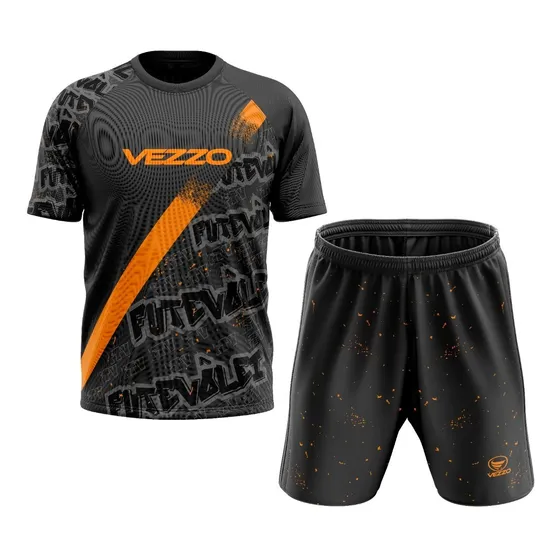 Conjunto Futevôlei Kit Roupa Masculino Camisa E Short Vezzo