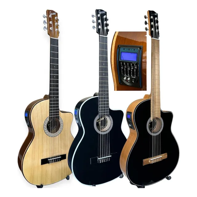 Guitarra Electroacustica Ecualizador De 4 Bandas.