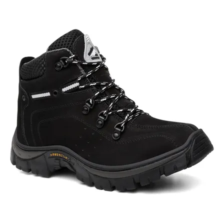 Bota Adventure Trilha Rapel Couro Legítimo Impermeável