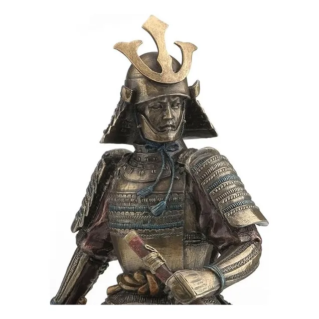 Samurai Guerreiro Medieval Resina Espada Estatueta
