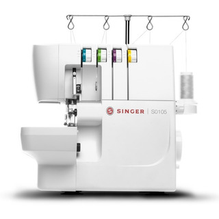 Máquina Overlock Doméstica Singer S0105 Color Blanco Máquina Overlock Doméstica Singer S0105 Color Blanco